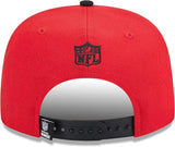 Men's New Era Red/Black Kansas City Chiefs 2024 Inspire Change A-Frame 9FIFTY Snapback Hat