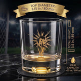 2026 FIFA World Cup 7.8 OZ Whisky Glass With Embossed Trophy - Officially Licensed