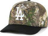 Men's Los Angeles Dodgers MLB Baseball RealTree APX '47 Hitch Snapback Hat