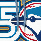 Men's Toronto Blue Jays MLB Baseball 50th Anniversary Logo Hooded Sweatshirt - Black