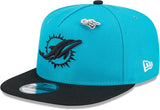 Men's New Era Aqua/Black Miami Dolphins  2024 Inspire Change A-Frame 9FIFTY Snapback Hat