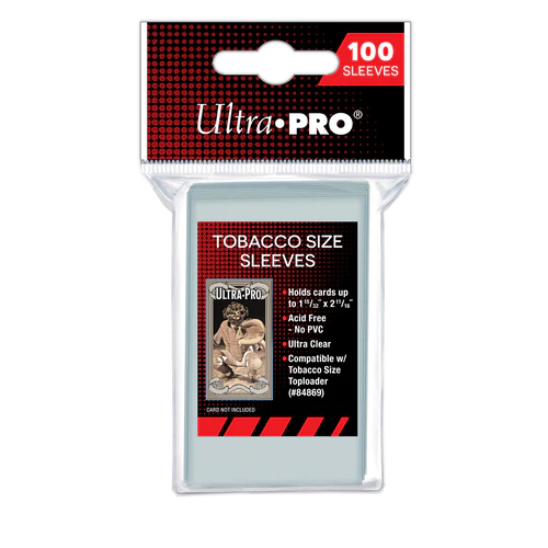 Ultra Pro Tobacco Card Insert Sleeve Pack of 100 - Fits into Tobacco Size Top Loaders