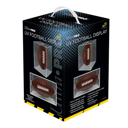Ultra Football Or Figure Display Case With Corner Holder with UV Protection