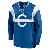 Men's Montreal Canadiens Fanatics Branded Blue Premier Breakaway Heritage - Jersey