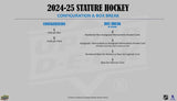 2024/25 Upper Deck Stature Hockey Hobby Box 1 Pack Per Box, 5 Cards Per Pack