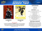 2023/24 Upper Deck Series 2 Hockey Hobby Box 12 Packs per Box, 12 Cards per Pack