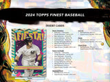 2024 Topps Finest Baseball Hobby Box 6 Packs Per Box, 10 Cards Per Pack