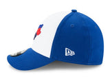Men's Toronto Blue Jays New Era White/Royal Cooperstown Logo 39Thirty Flex Fit Hat