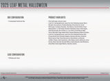 2025 Leaf Metal Halloween Hobby Box 3 Cards Per Box