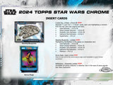 2024 Topps Star Wars Chrome Hobby Box 10 Packs per Box, 10 Cards per Pack