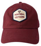 PWHL Women's Hockey League Official Bauer Montreal Victorie Twill Adjustable Hat