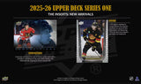 2025/26 Upper Deck Series 1 Hockey 4-Pack Blaster Box 4 Packs Per Box, 12 Cards Per Pack