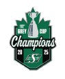 Saskatchewan Roughriders 2025 112th Grey Cup Champions CFL Football Collectible Lapel Pin