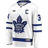 Men's Toronto Maple Leafs Auston Matthews Fanatics Branded White Breakaway - Player Jersey With C & Milk Patch