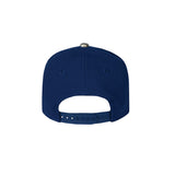 Men's Edmonton Oilers Script NHL New Era 9Forty A-Frame Snapback Hat - Royal/RealTree