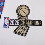 Men's NBA Finals New York Knicks 2026 Champions Wool & Vegan Leather Varsity Jacket
