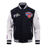 Men's NBA Finals New York Knicks 2026 Champions Wool & Vegan Leather Varsity Jacket