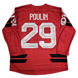 Men's 2026 Team Canada Bauer Olympics Red Replica Hockey Jersey - Marie-Philip Poulin