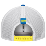 Men's Brazil National Team FIFA Nike Light Blue Rise Trucker Adjustable Hat