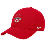 Men's Team Canada Soccer Nike Primary Logo Club  - Adjustable Hat - Red