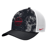 Unisex  Canada Soccer Nike Rise Trucker Adjustable Hat - Black/White