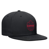 Unisex Team Canada Soccer Nike Pro Adjustable Snapback Hat - Black