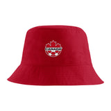 Men's Team Canada Soccer Football Nike Apex Bucket Hat - Red/White