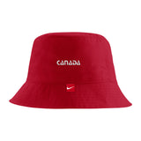 Men's Team Canada Soccer Football Nike Apex Bucket Hat - Red/White