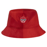 Men's Team Canada Soccer Nike Reversible Bucket Hat - Red/White & Black/white