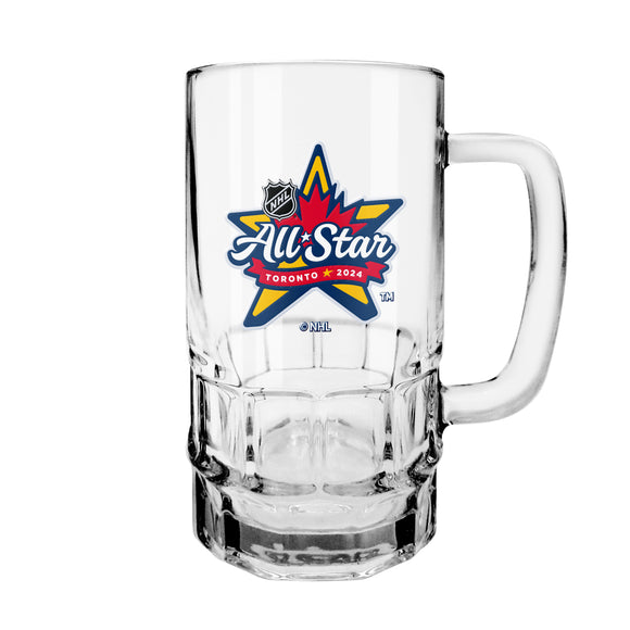 2024 Toronto NHL All Star Game Logo 18oz Sports Mug Glass Beer Stein