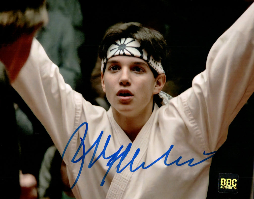 Ralph Macchio Daniel Russo In The Karate Kid Signed 8x10 - Stance Pose ...