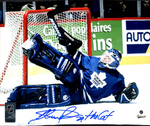 Felix Potvin Toronto Maple Leafs Signed 8x10 Photograph With "The Cat" Inscription - Horizontal