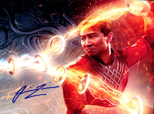 Simu Liu Shang-Chi and the Legend of the Ten Rings Movie Scene Signed 8x10