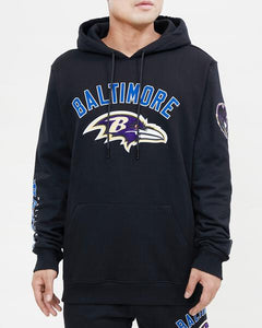 Men's Baltimore Ravens Pro Standard Black Classic Fleece Pullover Hoodie