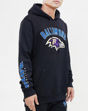 Men's Baltimore Ravens Pro Standard Black Classic Fleece Pullover Hoodie