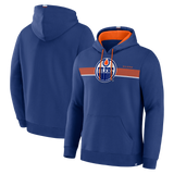 Edmonton Oilers Fanatics Branded Wrist Shot Pullover Hoodie - Blue