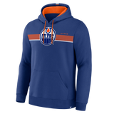 Edmonton Oilers Fanatics Branded Wrist Shot Pullover Hoodie - Blue