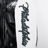 Men's Philadelphia Eagles Pro Standard City Signature Leather Varsity Jacket