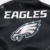 Men's Philadelphia Eagles Pro Standard City Signature Leather Varsity Jacket