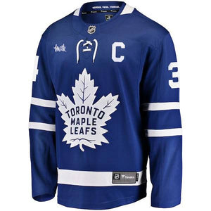 Men's Toronto Maple Leafs Auston Matthews Fanatics Branded Royal Breakaway - Player Jersey With C & Milk Patch