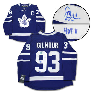 Doug Gilmour Toronto Maple Leafs  Autographed Blue Fanatics Breakaway Jersey