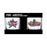 2024 Toronto NHL All Star Game Logo 10oz Set of 2 Rock Glasses
