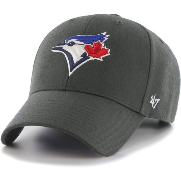 Men's Toronto Blue Jays Charcoal MVP '47 Brand Adjustable Hat One Size Fits Most