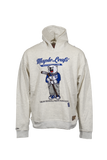 Men's Mitchell & Ness Cream Toronto Maple Leafs Carlton The Bear Hooded Sweatshirt