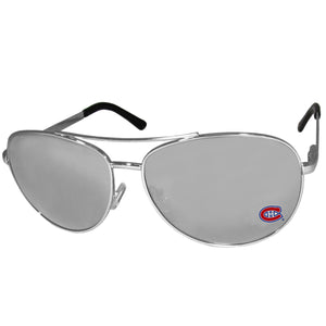 Montreal Canadiens NHL Hockey Aviator Sunglasses with UVA/UVB Protection