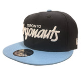 Men’s CFL Toronto Argonauts New Era Script 9FIFTY Snapback Hat – Two Tone