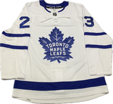 Matthew Knies Signed Toronto Maple Leafs Adidas NHL Hockey Jersey - Away White Jersey