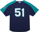 Men's Ichiro Suzuki Navy Seattle Mariners 2006 Authentic Batting Practice Jersey By Mitchell & Ness