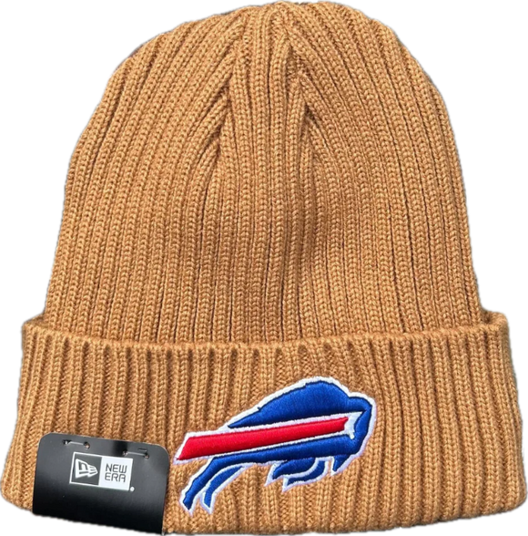 Men's New Era Light Bronze Buffalo Bills NFL Football Core Classic Knit Hat