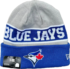Youth Toronto Blue Jays New Era Royal/Grey Reversible Sport Cuffed